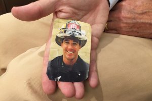 Firefighter photo found in The Pile of 9 11