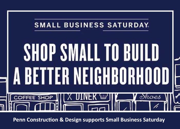 Small Business Saturday - Shop small to build a better neighborhood