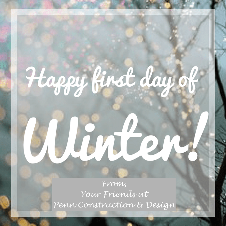 Happy first day of winter! From, your friends at PennCD