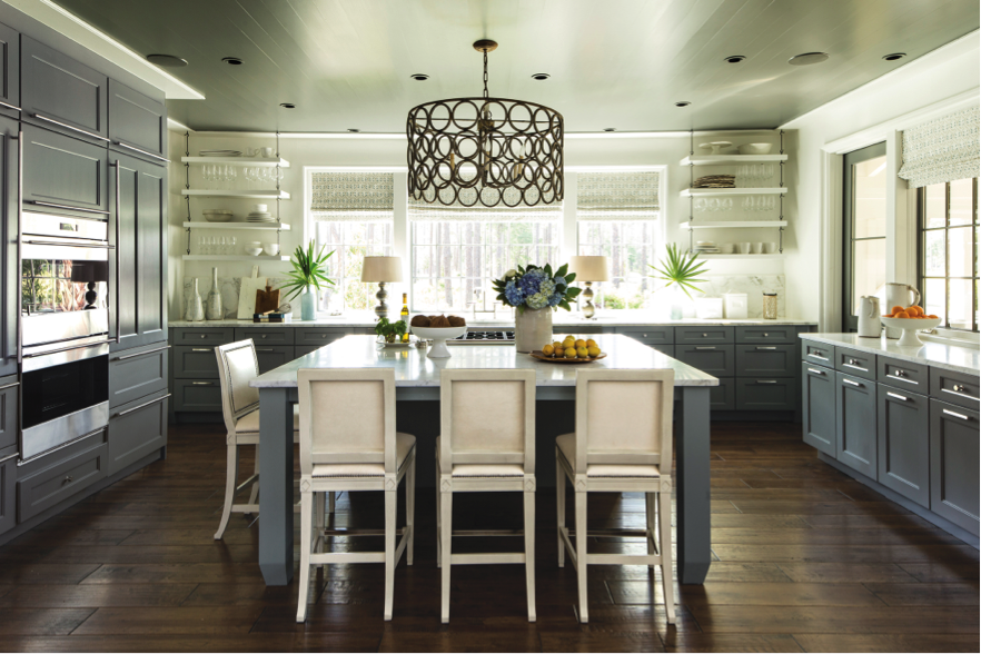 Wellborn Cabinets - Gray Kitchen Cabinets